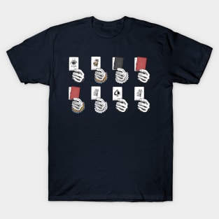 Clown hand Cards set T-Shirt